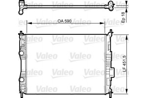 Valeo Ψυγείο, Ψύξη Κινητήρα - 735283