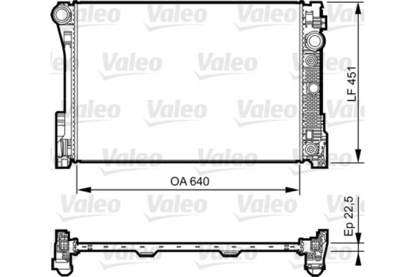Valeo Ψυγείο, Ψύξη Κινητήρα - 735285