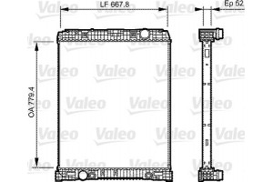 Valeo Ψυγείο, Ψύξη Κινητήρα - 735304