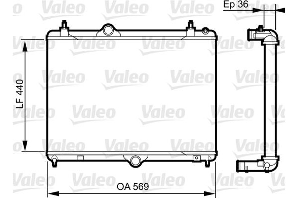 Valeo Ψυγείο, Ψύξη Κινητήρα - 735371