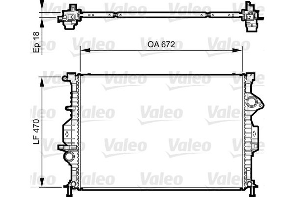 Valeo Ψυγείο, Ψύξη Κινητήρα - 735373