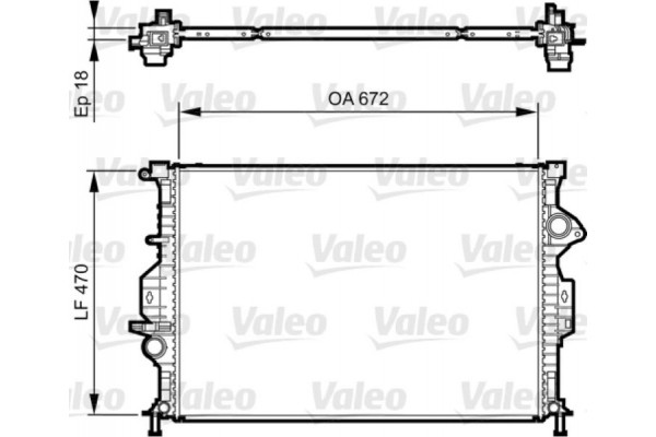 Valeo Ψυγείο, Ψύξη Κινητήρα - 735373