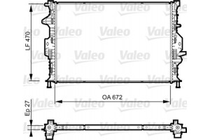 Valeo Ψυγείο, Ψύξη Κινητήρα - 735374