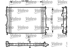 Valeo Ψυγείο, Ψύξη Κινητήρα - 735380