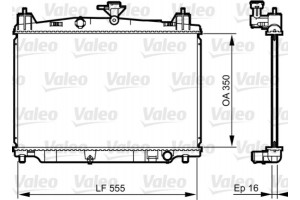 Valeo Ψυγείο, Ψύξη Κινητήρα - 735416