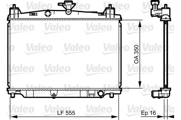 Valeo Ψυγείο, Ψύξη Κινητήρα - 735416