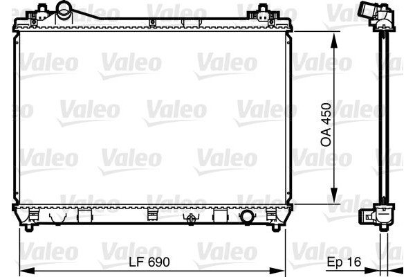 Valeo Ψυγείο, Ψύξη Κινητήρα - 735433