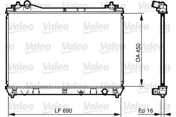 Valeo Ψυγείο, Ψύξη Κινητήρα - 735433