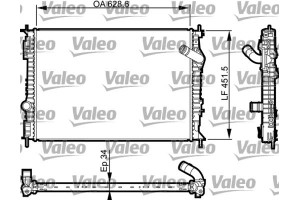 Valeo Ψυγείο, Ψύξη Κινητήρα - 735461