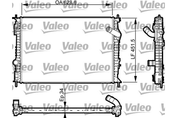 Valeo Ψυγείο, Ψύξη Κινητήρα - 735461