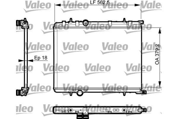 Valeo Ψυγείο, Ψύξη Κινητήρα - 735496