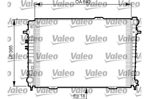 Valeo Ψυγείο, Ψύξη Κινητήρα - 735500