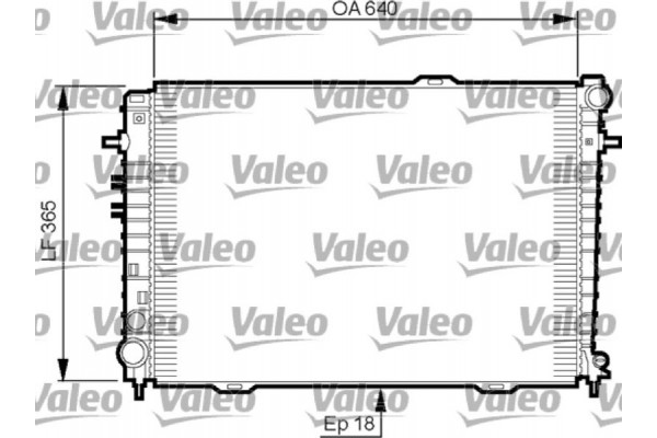 Valeo Ψυγείο, Ψύξη Κινητήρα - 735500