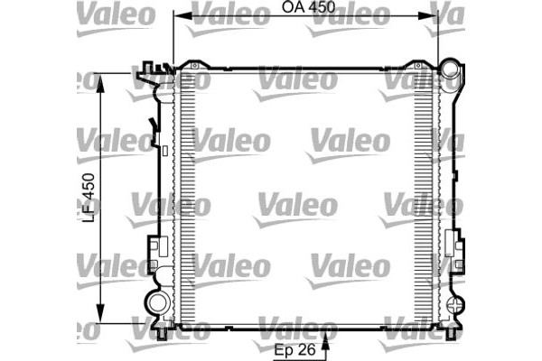 Valeo Ψυγείο, Ψύξη Κινητήρα - 735504