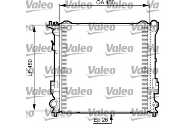 Valeo Ψυγείο, Ψύξη Κινητήρα - 735504