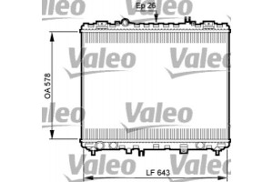 Valeo Ψυγείο, Ψύξη Κινητήρα - 735506