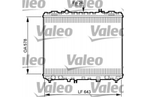 Valeo Ψυγείο, Ψύξη Κινητήρα - 735506