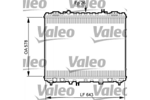 Valeo Ψυγείο, Ψύξη Κινητήρα - 735506