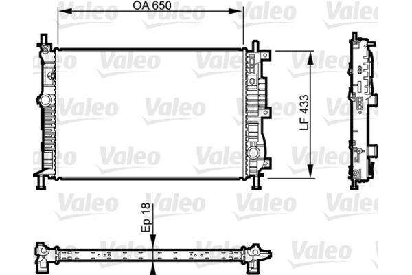 Valeo Ψυγείο, Ψύξη Κινητήρα - 735555