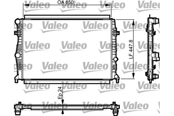 Valeo Ψυγείο, Ψύξη Κινητήρα - 735556