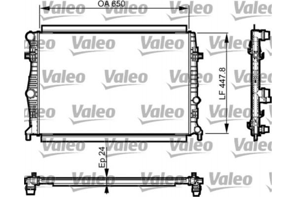 Valeo Ψυγείο, Ψύξη Κινητήρα - 735556