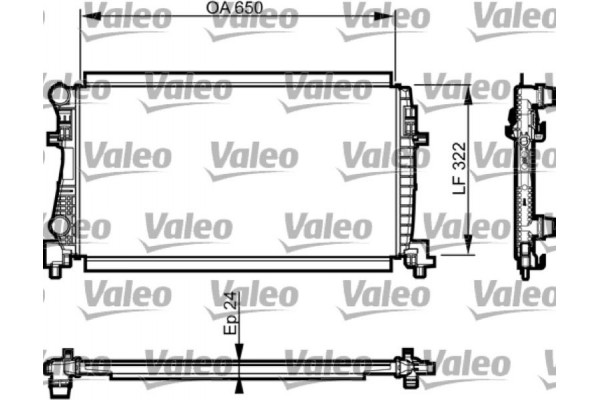 Valeo Ψυγείο, Ψύξη Κινητήρα - 735557
