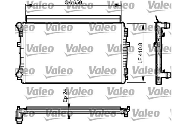 Valeo Ψυγείο, Ψύξη Κινητήρα - 735558