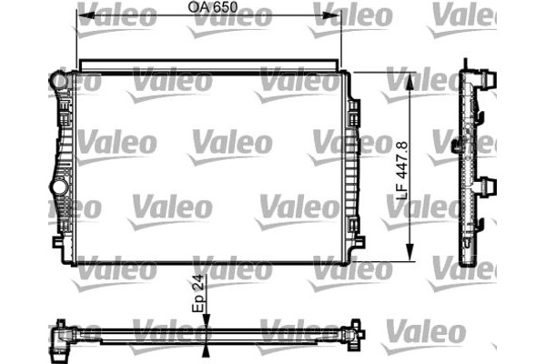 Valeo Ψυγείο, Ψύξη Κινητήρα - 735559