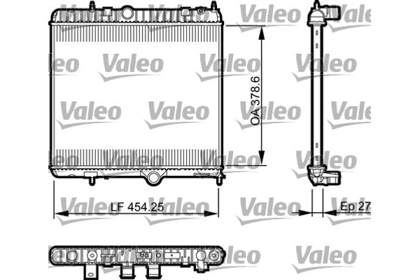 Valeo Ψυγείο, Ψύξη Κινητήρα - 735560