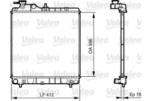 Valeo Ψυγείο, Ψύξη Κινητήρα - 735562