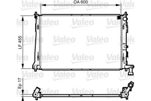 Valeo Ψυγείο, Ψύξη Κινητήρα - 735564