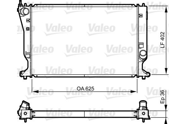 Valeo Ψυγείο, Ψύξη Κινητήρα - 735572