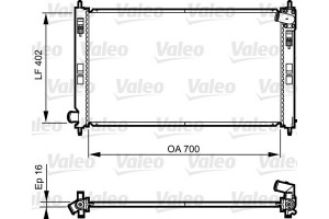 Valeo Ψυγείο, Ψύξη Κινητήρα - 735575