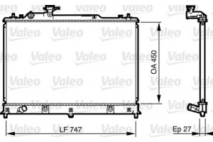 Valeo Ψυγείο, Ψύξη Κινητήρα - 735577
