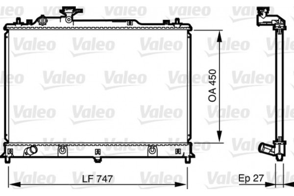 Valeo Ψυγείο, Ψύξη Κινητήρα - 735577