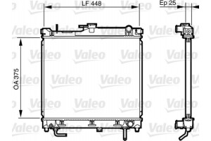 Valeo Ψυγείο, Ψύξη Κινητήρα - 735578