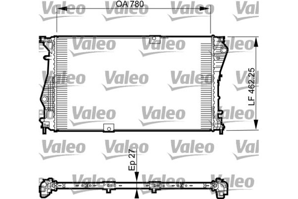 Valeo Ψυγείο, Ψύξη Κινητήρα - 735599