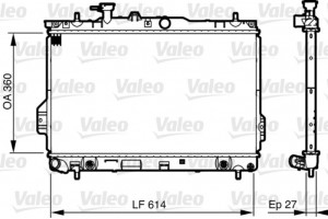 Valeo Ψυγείο, Ψύξη Κινητήρα - 735606