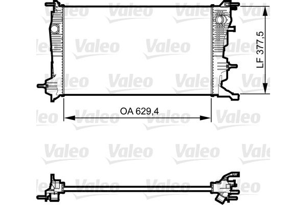 Valeo Ψυγείο, Ψύξη Κινητήρα - 735607