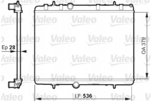 Valeo Ψυγείο, Ψύξη Κινητήρα - 735608