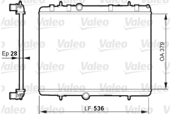 Valeo Ψυγείο, Ψύξη Κινητήρα - 735608