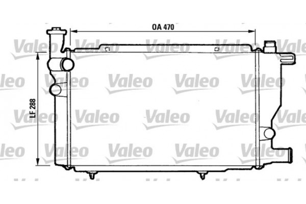 Valeo Ψυγείο, Ψύξη Κινητήρα - 810892