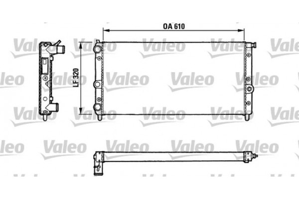 Valeo Ψυγείο, Ψύξη Κινητήρα - 811067