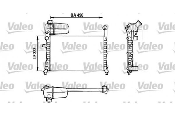 Valeo Ψυγείο, Ψύξη Κινητήρα - 811070