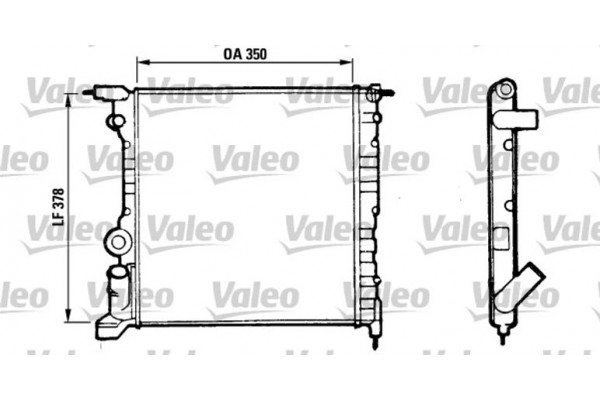 Valeo Ψυγείο, Ψύξη Κινητήρα - 816656