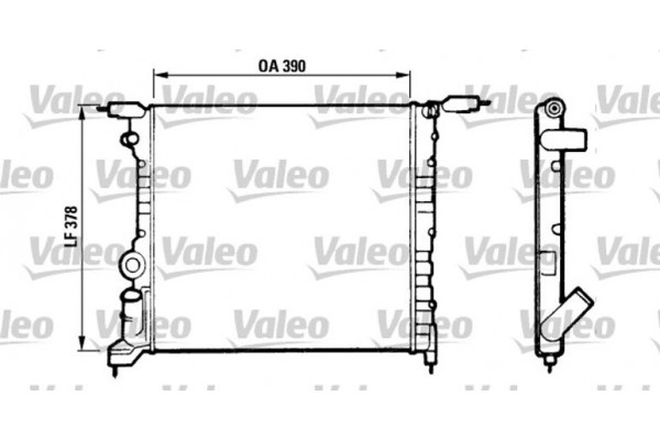 Valeo Ψυγείο, Ψύξη Κινητήρα - 816657