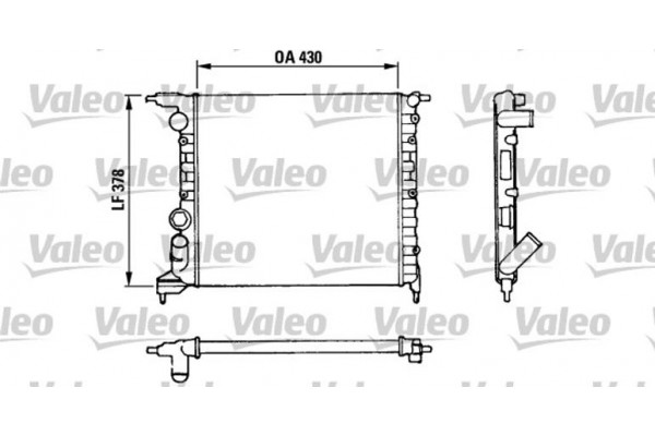 Valeo Ψυγείο, Ψύξη Κινητήρα - 816658