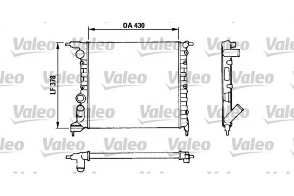 Valeo Ψυγείο, Ψύξη Κινητήρα - 816658
