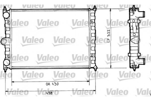 Valeo Ψυγείο, Ψύξη Κινητήρα - 816703