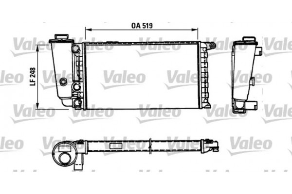 Valeo Ψυγείο, Ψύξη Κινητήρα - 816707